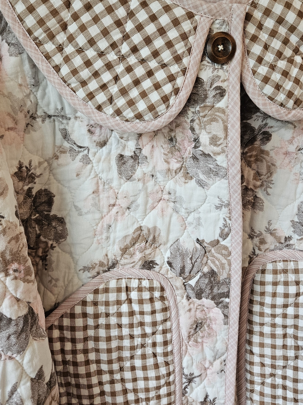 Handmade Quilted Jacker - Picture 2 of 3